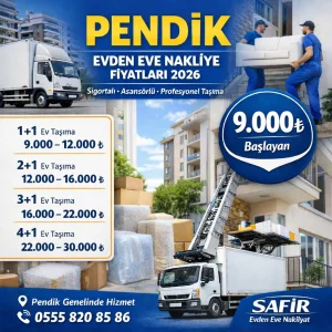 Pendik Evden Eve Nakliye Fiyatları 